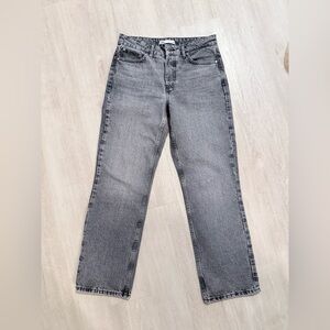 Zara Women's Gray Straight Leg Jeans